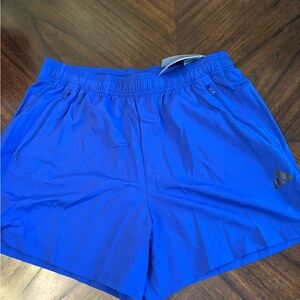 adidas Men's Essentials Woven Training Shorts, Lucid Blue/Black, X-Large New